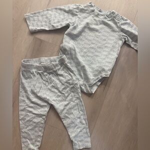 Kith Baby Footsie Set in Light Blue